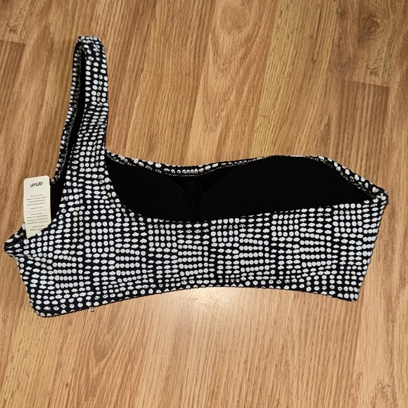 NWT Aerie One Strap Bandeau Bikini Top Size Medium - Picture 4 of 5